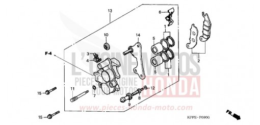 FRONT BRAKE CALIPER CBR125RW6 de 2006